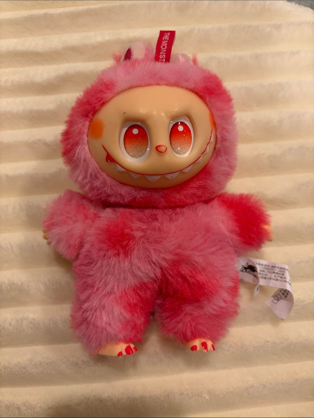 The Monsters Pink Fuzzy Monster Plush Toy - Cute Collectible Stuffed Animal